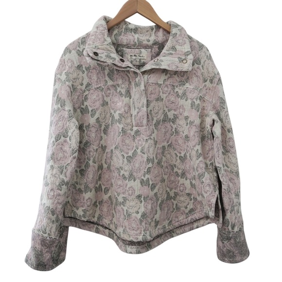 We the Free Funnel Neck Pullover Floral Vintage Inspired Cottagecore Boho - Picture 1 of 10